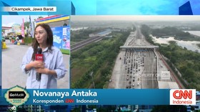 VIDEO: Pantauan Arus Mudik di Tol Cikampek