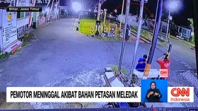VIDEO: Pemotor Meninggal Akibat Bahan Petasan Meledak