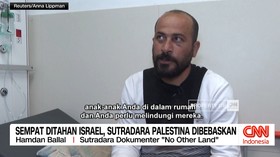 VIDEO: Sempat Ditahan Israel, Sutradara Palestina Dibebaskan