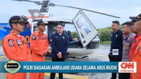 VIDEO: Polri Siagakan Ambulans Udara Selama Arus Mudik