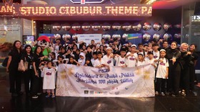 TRANS7 Ajak 100 Anak Yatim Buka Puasa Bersama di Trans Mall Cibubur