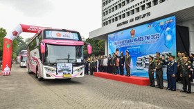 Mudik Gratis, TNI & AGN Fasilitasi Ribuan Pemudik Pulang Kampung