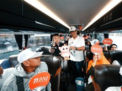 BNI Lepas 121 Bus Mudik Gratis Tujuan Purwokerto hingga Padang