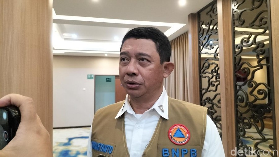 Kepala Badan Nasional Penanggulangan Bencana (BNPB) Suharyanto. Foto: Maulani/detikcom. Kepala Badan Nasional Penanggulangan Bencana (BNPB) Suharyanto. Foto: Maulani/detikcom.