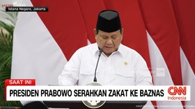 VIDEO: Presiden Prabowo Serahkan Zakat ke BAZNAS