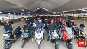 Pemudik Motor di Ciwandan Turun Drastis Memasuki H-1 Lebaran
