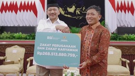 Baznas Terima Zakat Perusahaan dan Karyawan BSI, Capai Rp268 Miliar