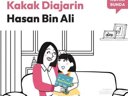 Kakak Diajarin Hasan Bin Ali