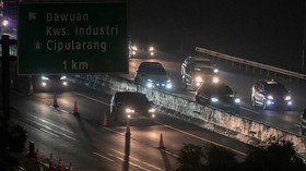 Urai Macet Arus Balik, Contraflow di Tol Japek Ditambah Jadi 2 Lajur