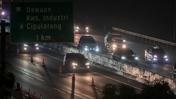 Urai Macet Arus Balik, Contraflow di Tol Japek Ditambah Jadi 2 Lajur