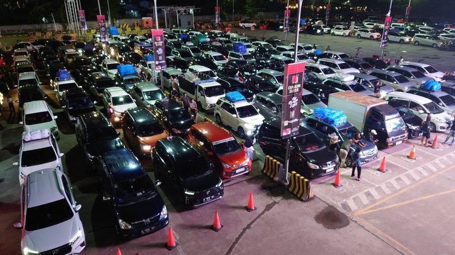 Situasi di Pelabuhan Merak &lpar;M Iqbal&sol;detikcom&rpar;