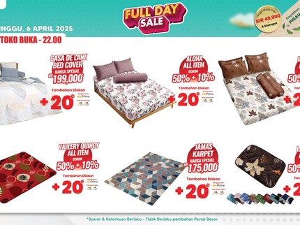 Percantik Rumah usai Lebaran dengan Karpet Baru, Dapatkan dengan Harga Diskon Bun!