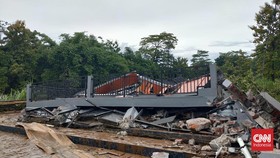 Banjir Bandang Terjang Kulon Progo DIY, Rumah 2 Lantai Ambruk
