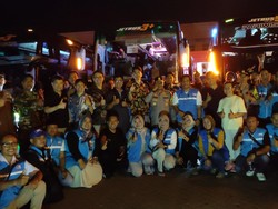 Polres Serang Lepas 120 Bus Mudik Gratis Karyawan Pabrik ke Jateng-Jatim
