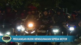 VIDEO: Perjuangan Mudik Menggunakan Sepeda Motor