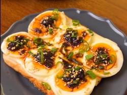Kreasi Roti Panggang Telur Rebus yang Praktis Buat Sarapan
