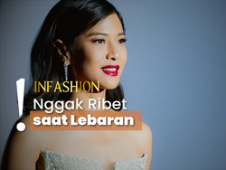 Inspirasi Baju Lebaran dari Dian Sastrowardoyo, Simpel Tetap Menarik