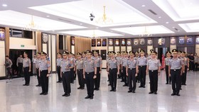 Kapolri Pimpin Upacara Kenaikan Pangkat 38 Perwira Tinggi