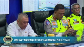 VIDEO: One Way Nasional Ditutup Hari Minggu Pukul 09.00 Pagi