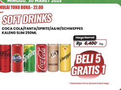 Promo Heboh Aneka Minuman Bersoda di Transmart Full Day Sale