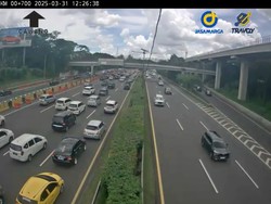 Titik-titik Kepadatan Tol Jabodetabek di Hari Pertama Lebaran