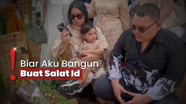 Lebaran Pertama tanpa Mat Solar, Haidar Rindu Sampai Mimpikan Sang Ayah