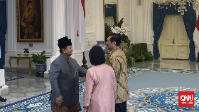 Momen Prabowo Sambut Luhut, Wiranto, dan SBY di Open House