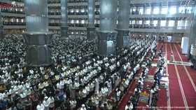Prabowo-Gibran Ibadah Salat Id di Masjid Istiqlal