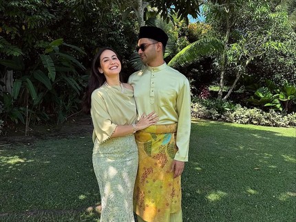 7 Potret Artis Indonesia dan Pasangan Beda Negara Rayakan Idul Fitri, Ada Pevita Pearce dan Suami Malaysia