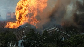 Ledakan Pipa Gas Petronas di Malaysia, 5 Orang Dilarikan ke RS