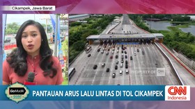 VIDEO: Pantauan Arus Lalu Lintas di Tol Cikampek