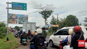 Arus Balik, Jalinsum Lampung Mulai Dipadati Pemudik