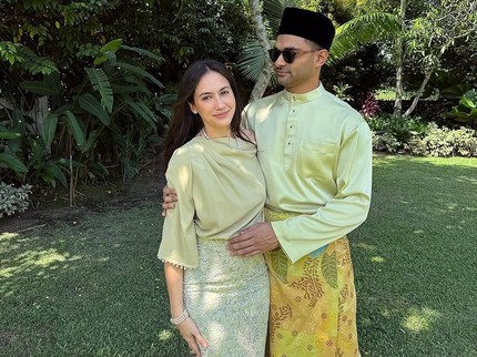 Pevita Pearce Rayakan Lebaran Pertama Kali Jadi Istri Pengusaha Malaysia, Intip Kebersamaannya