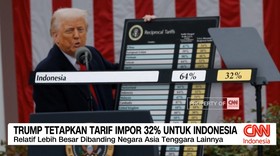 VIDEO: Trump Tetapkan Tarif Impor 32% untuk Indonesia