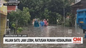VIDEO: Hujan Satu Jam Lebih, Ratusan Rumah Kebanjiran