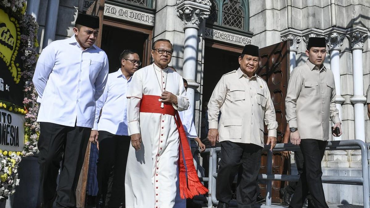 Kardinal Suharyo: Prabowo dan Uskup Petrus Turang Dekat sejak Kecil