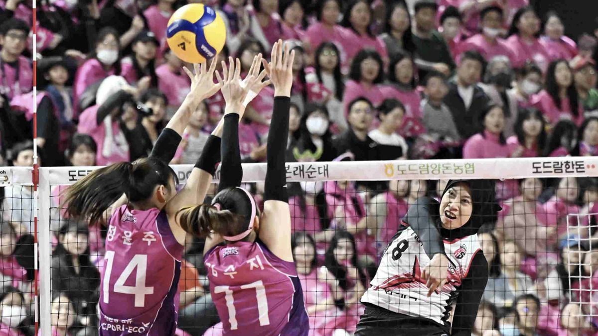 Final Liga Voli Korea: Megawati 40 Poin, Red Sparks Hajar Pink Spiders