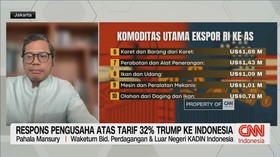 VIDEO: Respons Pengusaha Atas Tarif 32% Trump Ke Indonesia