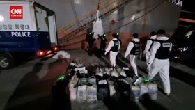 VIDEO: Korsel Temukan 2 Ton Kokain, Penggerebekan Narkoba Terbesar