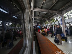 514 Ribu Warga Balik ke Jakarta Naik KA, Belum Semua Pemudik Kembali