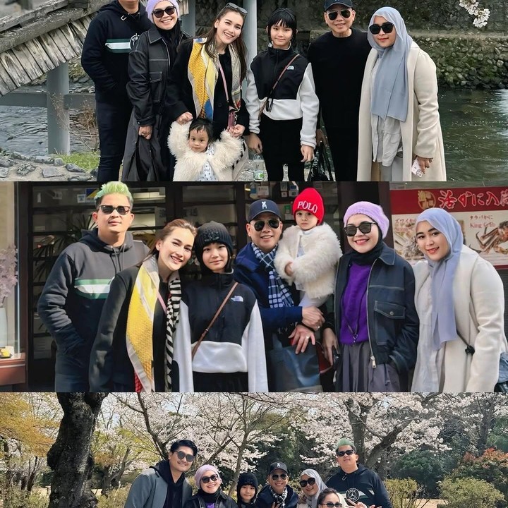 <p>Ayu Ting Ting mengajak keluarga besarnya untuk menghabiskan waktu libur Lebaran di Jepang. Ia pun terlihat mengabadikan momen bersama di beberapa tempat, seperti foto yang satu ini. “Hi Sakura,” tulis Ayu, dikutip dari laman<em> Instagram@ayutingting92. </em>(Foto: Instagram@ayutingting92)</p>