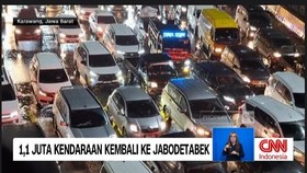VIDEO: 1,1 Juta Kendaraan Kembali ke Jabodetabek