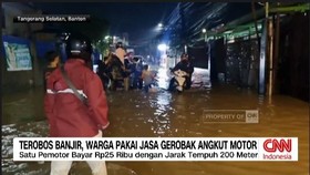 VIDEO: Hujan Deras, Sebagian Wilayah Jakarta dan Tangerang Kebanjiran