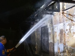 Rumah Dinas Kepala Kantor Pos Tulungagung Terbakar
