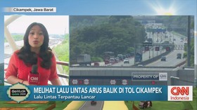 VIDEO: Melihat Lalu Lintas Arus Balik Di Tol Cikampek