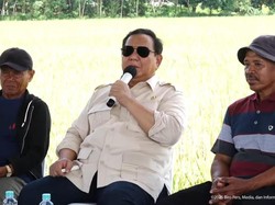 Kelakar Prabowo Sapa Gubernur Aceh Saat Panen Raya: Jenggot Anda Tambah Lebat