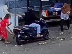 Viral Emak-emak di Mataram Adang hingga Nyaris Gagalkan Penjambretan