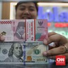 Nilai tukar rupiah hari ini melemah sebesar 24 poin atau 0,14 persen terhadap dolar AS. (CNN Indonesia/Safir Makki)