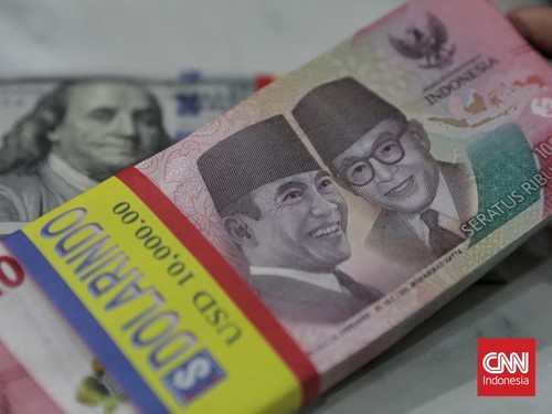 Rupiah Loyo ke Rp16.292 per Dolar AS Jelang Akhir Pekan