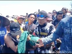 Paman yang Hilang Terseret Ombak Pantai Bambang Lumajang Ditemukan Tewas